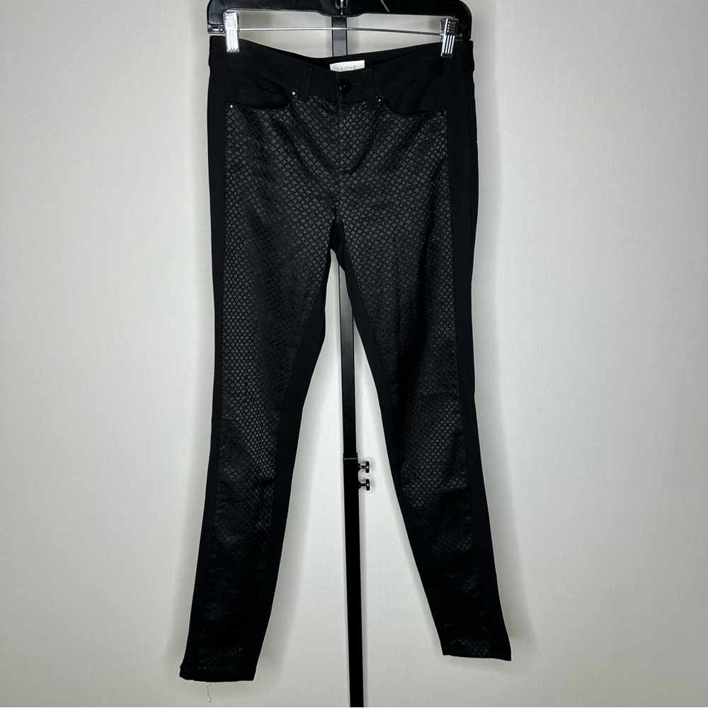 Cache Textured Panel Skinny Pant